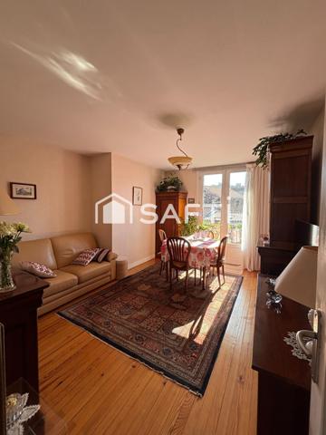 Appartement T2, 39,24m2 carrez, cave et garage