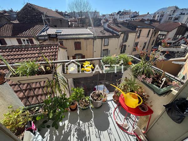 Appartement T2, 39,24m2 carrez, cave et garage