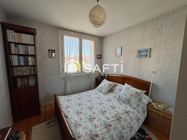 Appartement T2, 39,24m2 carrez, cave et garage