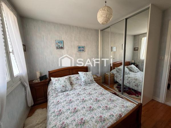 Appartement T2, 39,24m2 carrez, cave et garage