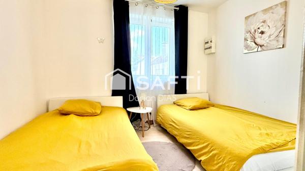 Charmant 3 pièces, 2 chambres – Gare à 2 min !