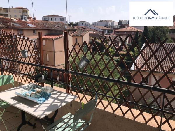 MATABIAU - T3 meublé avec balcon et parking
