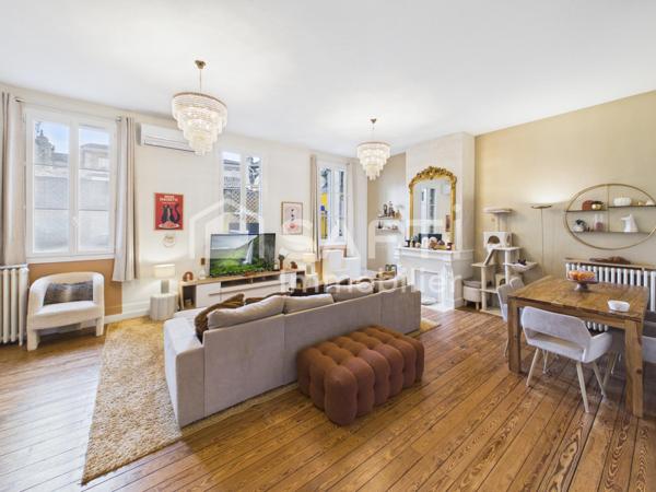 À VENDRE – Élégant appartement de caractère – 146 m² – Bordeaux centre