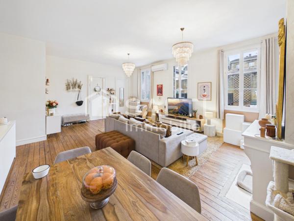 À VENDRE – Élégant appartement de caractère – 146 m² – Bordeaux centre