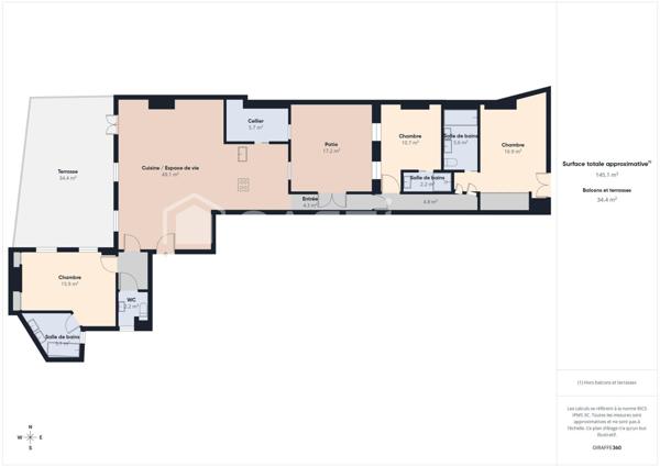 À VENDRE – Élégant appartement de caractère – 146 m² – Bordeaux centre