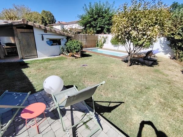 TOULOUSE – RANGUEIL – MAISON DE CHARME 5 PIECES AVEC PISCINE ET JARDIN