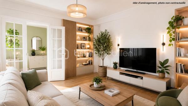 [ QUARTIER RECHERCHÉ DES VALLÉES – CHARME DE L'ANCIEN ET PLEIN SUD ]

*** SOUS OFFRE ***

Situé Rue Pierre Joigneaux, au sein d'un secteur familial et très prisé à deux pas du Parc des Bruyères et face au Lycée Albert Camus, venez découvrir le potentiel de cet appartement de 66 m2.

Installé au 1er étage avec ascenseur d’un bel immeuble de caractère des années 1930 (avec gardienne), ce bien offre tout le cachet que vous recherchez : parquet d'origine, moulures élégantes et une belle hauteur sous plafond.

- Une luminosité exceptionnelle : Grâce à son exposition plein Sud et sa position en léger retrait de la rue, l'appartement bénéficie d'une lumière naturelle optimale tout au long de la journée, sans vis-à-vis direct.

- Un plan modulable selon vos besoins :
Actuellement configuré avec une entrée, une cuisine indépendante, un double séjour ultra-lumineux, une chambre et une grande salle de bains avec WC séparés, l'espace se réinvente facilement. Possibilité de créer très simplement une 2ème chambre tout en conservant un bel espace de vie ouvert. 
Une cave complète ce bien.

Charges maîtrisées : Les charges s'élèvent à environ 330 €/mois. Important : elles incluent déjà le chauffage collectif au gaz, l'eau froide ainsi que les services de la gardienne. Vos dépenses énergétiques individuelles annexes seront donc minimes. Des répartiteurs/compteurs individuels viennent d'être installés, ce qui vous permettra de maîtriser et de faire baisser significativement vos charges en ne payant que votre consommation réelle. 

Valorisation DPE (classé F) : Le prix attractif de ce bien tient compte des travaux de rénovation énergétique à prévoir. 

Ne passez pas à côté d'une belle opportunité de valorisation dans l'un des meilleurs quartiers de Bois-Colombes.