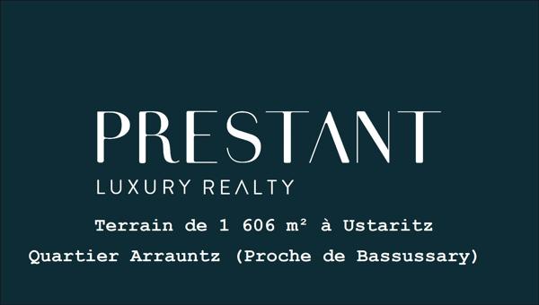 Quartier d’Arrauntz (proche de Bassussarry) – A vendre Terrain à bâtir, USTARITZ
