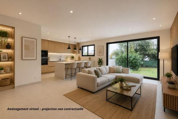 MAISON NEUVE 90 m² - 5 P - 3 CHAMBRES et 1 BUREAU
