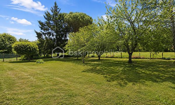 Vous recherchez une maison où le calme, l’espace et la nature font véritablement partie du quotidien ?
Implantée au cœur d’un superbe terrain arboré de 1 700 m², cette propriété bénéficie d’une vue dégagée et d’un environnement particulièrement paisible.
Le jardin devient ici une véritable pièce à vivre : terrasse, moments en famille, détente à l’ombre des arbres et tranquillité sont au rendez-vous.
D’une surface habitable d’environ 143 m², cette maison familiale offre 6 pièces et 4 chambres.
Dès l’entrée, la belle entrée cathédrale apporte volume et caractère à l’ensemble.
Le séjour-salle à manger, chaleureux avec sa cheminée insert, s’ouvre directement sur la terrasse et le jardin.
La cuisine aménagée et équipée complète agréablement cet espace de vie.
Le rez-de-chaussée dispose également d’une chambre, d’une salle d’eau et d'un WC séparés, un cellier, un garage d’environ 30 m² accessible du rez-de-chaussée, permettant une véritable vie de plain-pied.
À l’étage, vous découvrirez trois chambres supplémentaires, une seconde salle d’eau ainsi que des WC indépendants.
La distribution est idéale pour une famille, mais aussi pour recevoir enfants et amis en toute indépendance.
Autre atout appréciable : aucuns travaux importants à prévoir, la maison est entretenue et prête à accueillir ses nouveaux propriétaires. Vous posez vos valises et profitez immédiatement des lieux.
Un grand grenier au-dessus du garage, un abri de jardin en bois d’environ 10 m² complète l’ensemble, avec la possibilité de stationner plusieurs véhicules dans la propriété.
Classée C en performance énergétique et raccordée à la fibre, cette maison conjugue confort, espace et qualité de vie.
Son véritable privilège reste son environnement : un grand jardin, de la verdure, de l’espace et cette sensation rare d’être chez soi, au calme, sans vis-à-vis entouré par la nature.
Une maison à découvrir sans tarder : contactez-moi pour organiser une visite et venir ressentir sur place tout le charme de ce lieu.