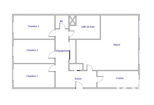 Appartement à vendre 4 pièces 76,5 m² Boulogne-Billancourt