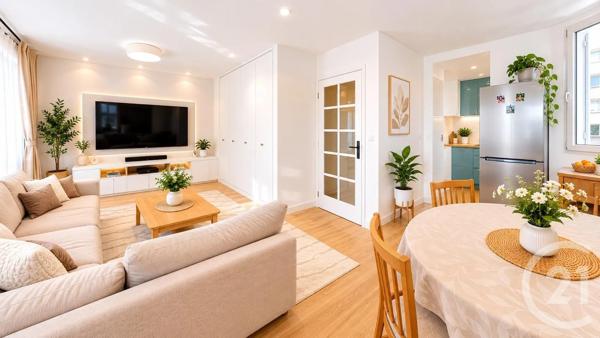 Appartement F2 à vendre  2 pièces - 34,80 m 2   GENNEVILLIERS  - 92