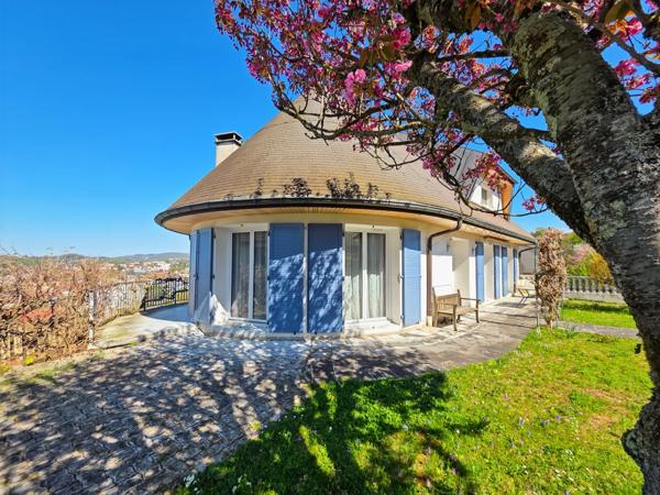 Maison d’architecte 7 pièces – 125 m² – Vue panoramique – Hauteurs de Lons-le-Saunier