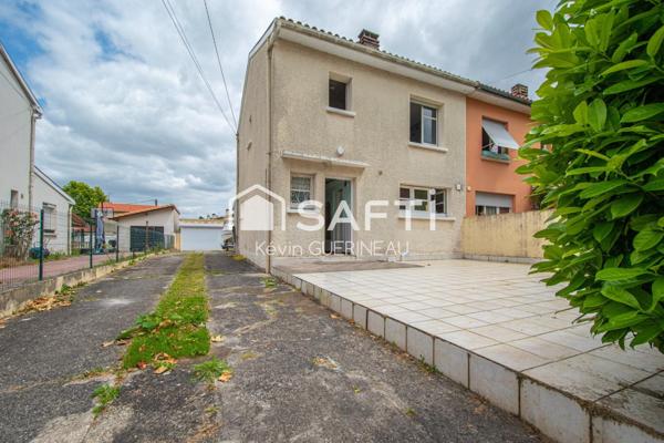 Maison T4 avec garage et jardin à renover à Bruges