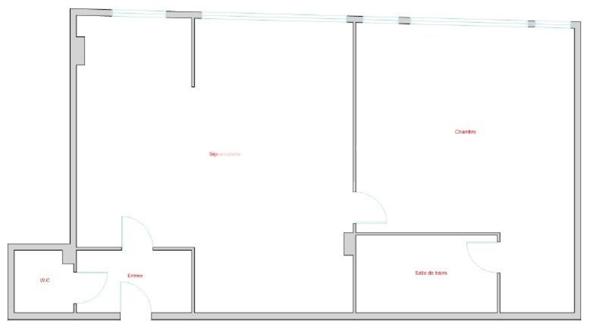 2 PIECE RENOVE - CALME - LUMINEUX