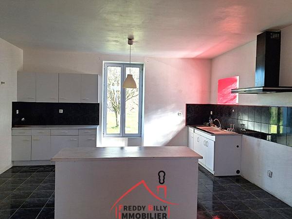 Maison 4 ch + grange + écurie + jardin clos !