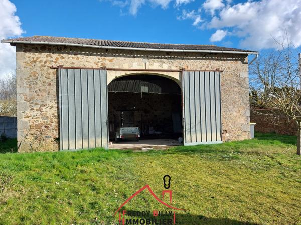 Maison 4 ch + grange + écurie + jardin clos !