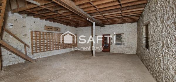 Grange en pierre - beau potentiel de 70m2 au sol