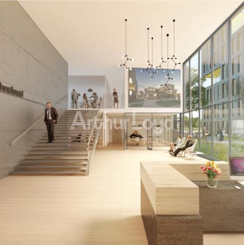 Bureaux neufs à louer à Villeneuve d'Ascq - Plateaux modulables avec terrasses et parkings au Parc de la Haute Borne