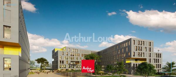 Bureaux neufs à louer à Villeneuve d'Ascq - Plateaux modulables avec terrasses et parkings au Parc de la Haute Borne