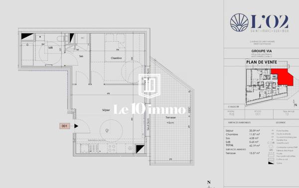 Appartement T2 - Vente sur plan