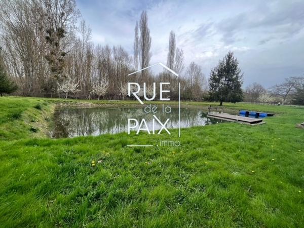 86210 MONTHOIRON Terrain de loisir avec étang !
