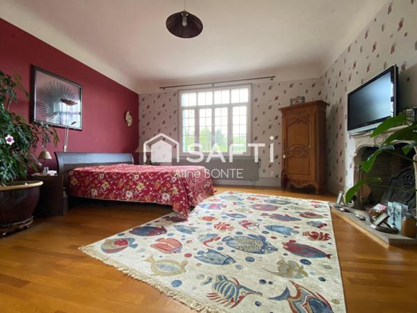 Manoir anglo-normand dans un parc arboré de 2Ha6 avec étang