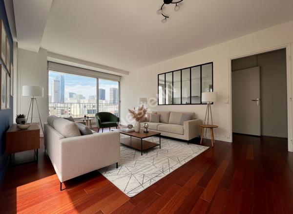 Puteaux - Appartement  3 pièces lumineux de 60,72m²  avec balcon et cave