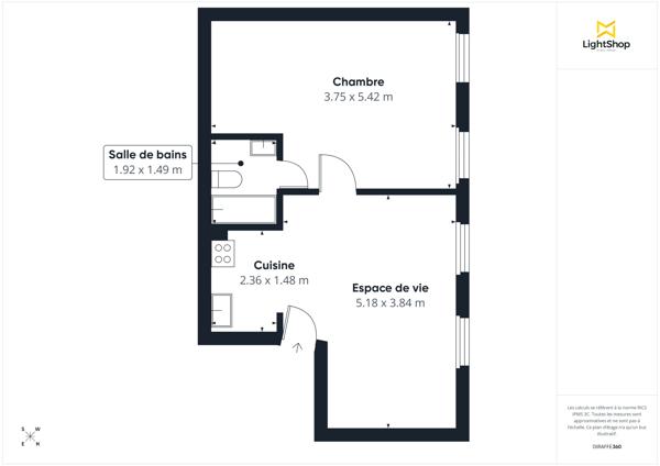 Appartement coup de coeur - Charmant 2/3 pièces - Vue dégagée et calme - Cité Jandelle, Paris 19ème