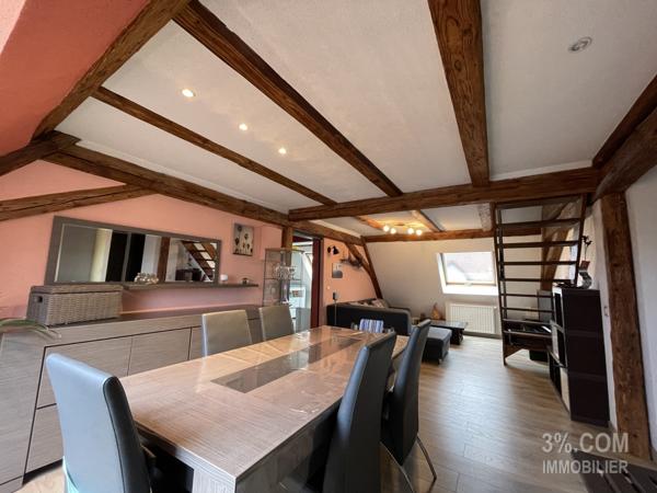 3%.COM - EXCLUSIVITÉ à LAMPERTHEIM, F3 duplex de 61m², parking couvert et une cave Lampertheim (67450)