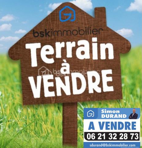 Terrain de 647 m²