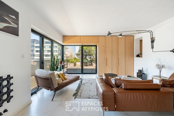 Toit-terrasse d’exception au sein du quartier de Confluence