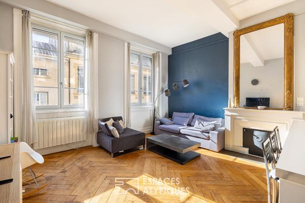 Bel ancien entièrement repensé au coeur du quartier d’Ainay