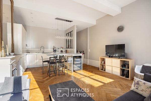 Bel ancien entièrement repensé au coeur du quartier d’Ainay