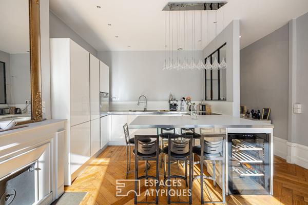 Bel ancien entièrement repensé au coeur du quartier d’Ainay