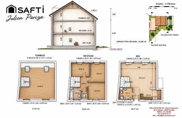Terrain à bâtir de 271m² - Projet 136m²