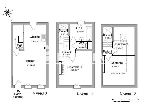 Location Maison 4 pièces 70 m² - 47 RUE DES BRIOLEURS St Gatien Des Bois 14130