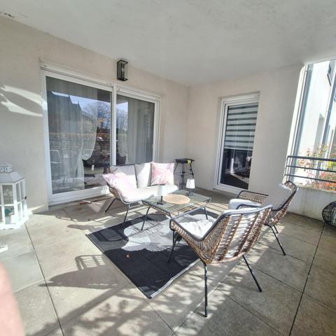 Appartement 3 chambres avec terrasse et garage