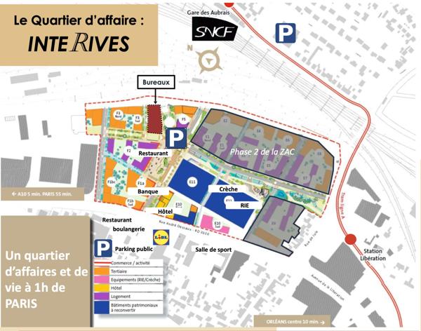INTERIVES - IMMEUBLE NEUF MIXTE BUREAUX / COMMERCE - 3 591 M2 À LA VENTE (2ème SEMESTRE 2027)