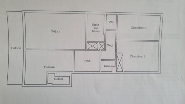 Antibes (06600) APPARTEMENT 3 PIECES ANTIBES