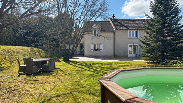 Ormoy-la-Rivière (91150) La maison de famille dans le paysage de la Juine