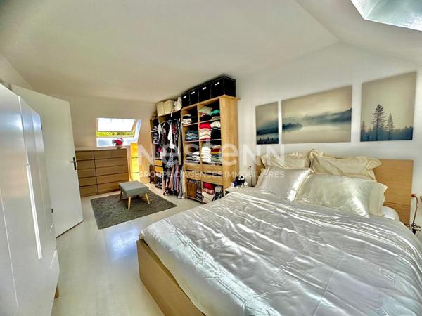 Maison familiale de 135m2 avec 5 chambres, jardin exposé sud-ouest, insert à bois, combles aménagés - Quartier des Sablons, Igny (Plateau de Saclay°