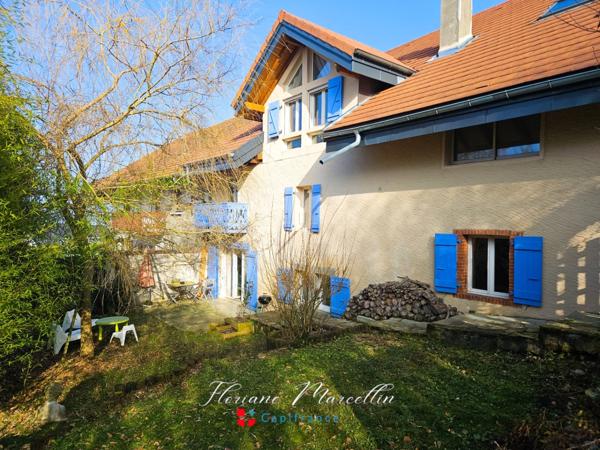 APPARTEMENT, TYPE MAISON, JARDIN PRIVATIF, CELLIER, PARKING, PERS-JUSSY, COUR PRIVATIVE,