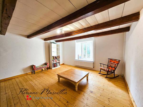 APPARTEMENT, TYPE MAISON, JARDIN PRIVATIF, CELLIER, PARKING, PERS-JUSSY, COUR PRIVATIVE,