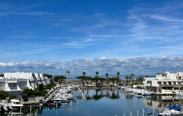 Vente Appartement P3 Marina avec Parking + Appontement Le grau-du-roi