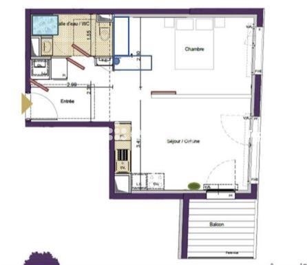 Appartement
         2 pièces
        - 41 m² Exclusivité 165 000 €*