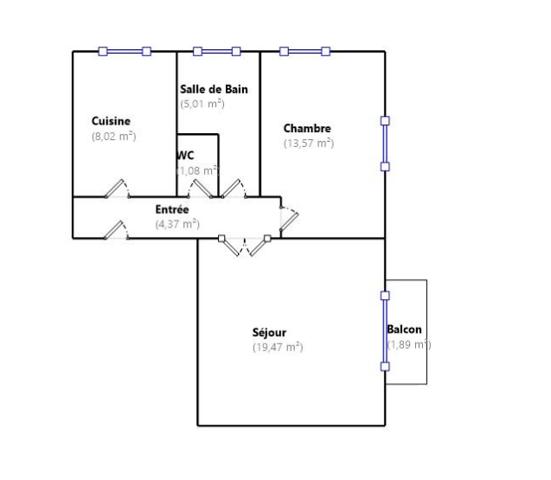 Appartement à vendre 2 pièces 52 m² Sannois