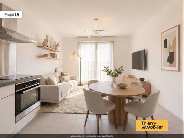 Appartement 2 pièces                                        - 44100 Nantes - Zola Réf : 126900