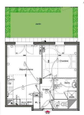 Appartement 2 pièces                                        - 44100 Nantes - Zola Réf : 126900
