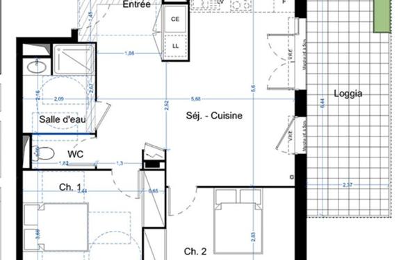 Appartement à vendre    3 pièces •  Narbonne